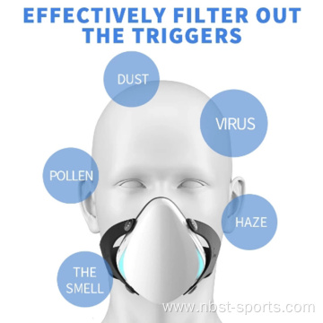 Replaceable filter element for Wearable Powered Air Purifier